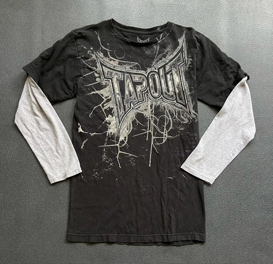 2000s Graphic T Shirts Suffering Skeleton Print Top Y2K Angel Hip Hop Harajuku high steet Plus Size Loose shirt Fashion Clothing