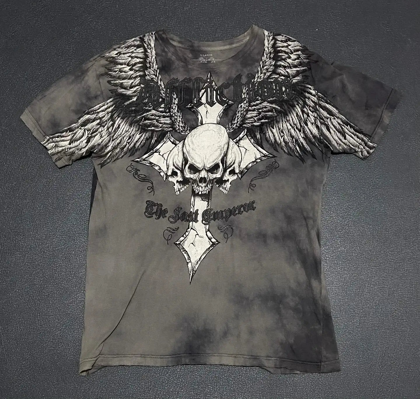 2000s Graphic T Shirts Suffering Skeleton Print Top Y2K Angel Hip Hop Harajuku high steet Plus Size Loose shirt Fashion Clothing
