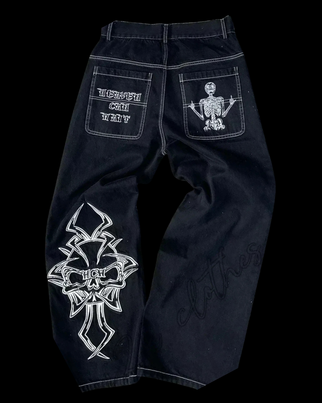 'SKELETON' JEANS