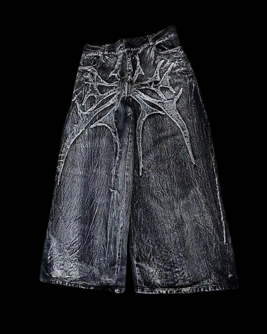 'WEBBED' JEANS